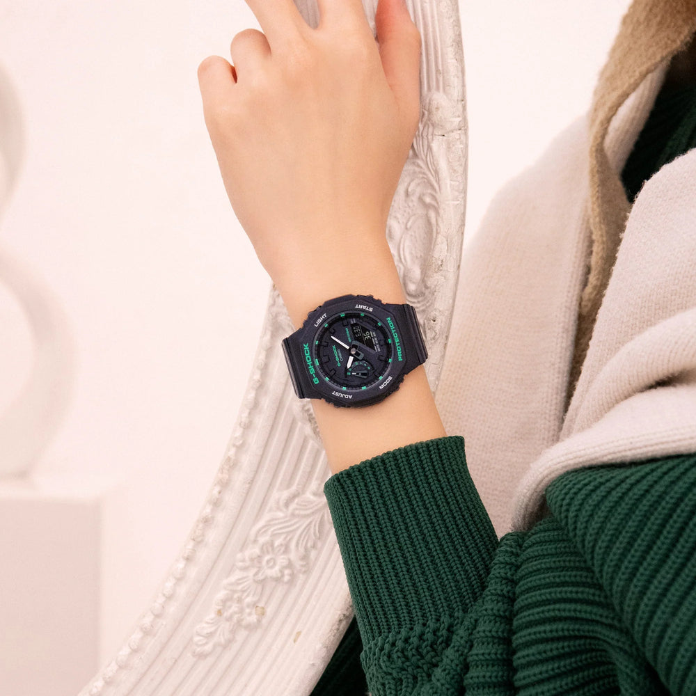 Casio G-Shock Gma-S2100ga-1adr - Elevate Your Style With Rugged Elegance Women's Watch In Black Resin by i-watch