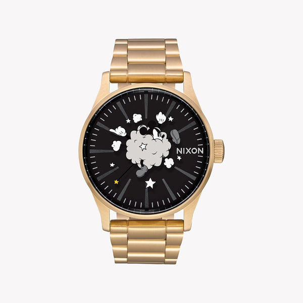 Nixon Men's Gold Stainless Steel Watch, Black Dial | A356-3092 by i-watch