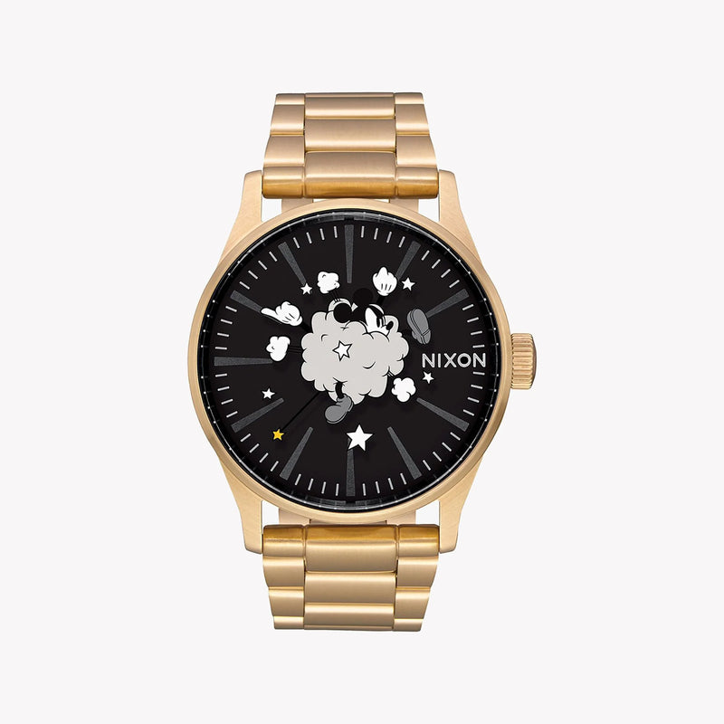 Nixon Men's Gold Stainless Steel Watch, Black Dial | A356-3092 by i-watch