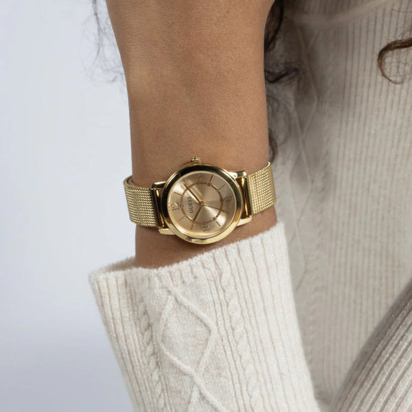 Guess Watches Women's Gold Stainless Steel, Gold Dial | Gw0666l2 by i-watch