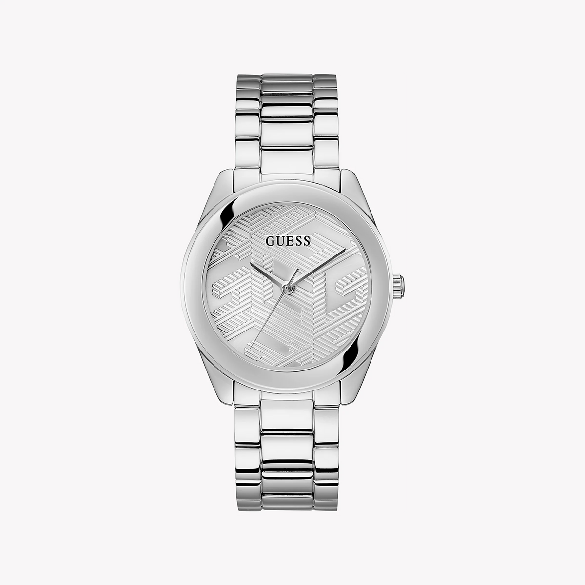 Guess Women's Silver Stainless Steel Watch, Silver Dial | Gw0606l1 by i-watch