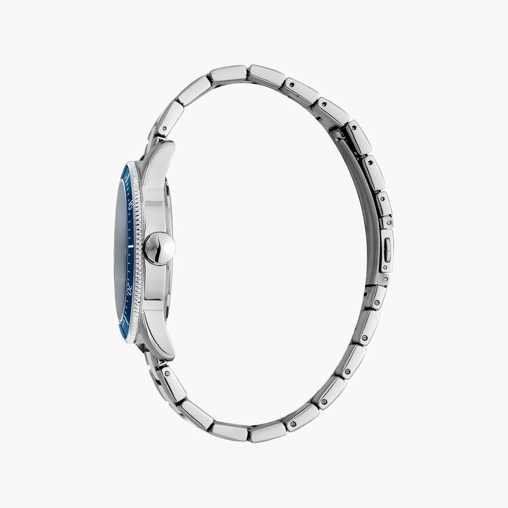 Just Cavalli Men's Silver Watch, Blue Dial | Jc1g179m0075 by i-watch