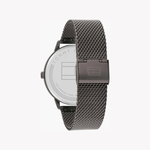 Tommy Hilfiger Men's Grey Stainless Steel Watch, Blue Dial | 1674782 by i-watch