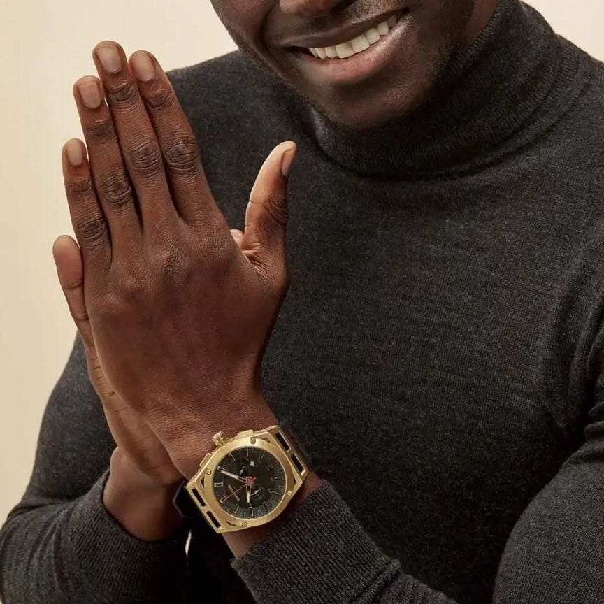 DIESEL DZ4546 ADVENTURE CHRONO - BOLD GOLD & BLACK MEN'S WATCH FOR EXPLORERS-i-Watch-4