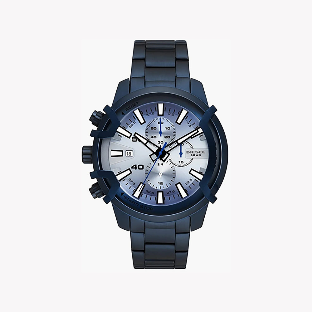 Diesel Men's Blue Stainless Steel Watch, Blue Dial | Dz4596 by i-watch