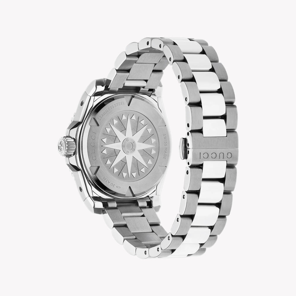 Gucci Men's Silver Watch, Blue Dial | Ya136362 by i-watch