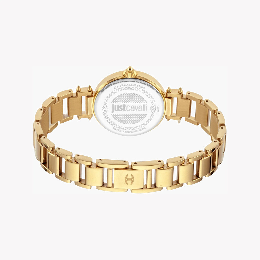JUST CAVALLI Women's Watch with Gold Stainless Steel Case and Gold Stainless Steel Band-i-Watch-3