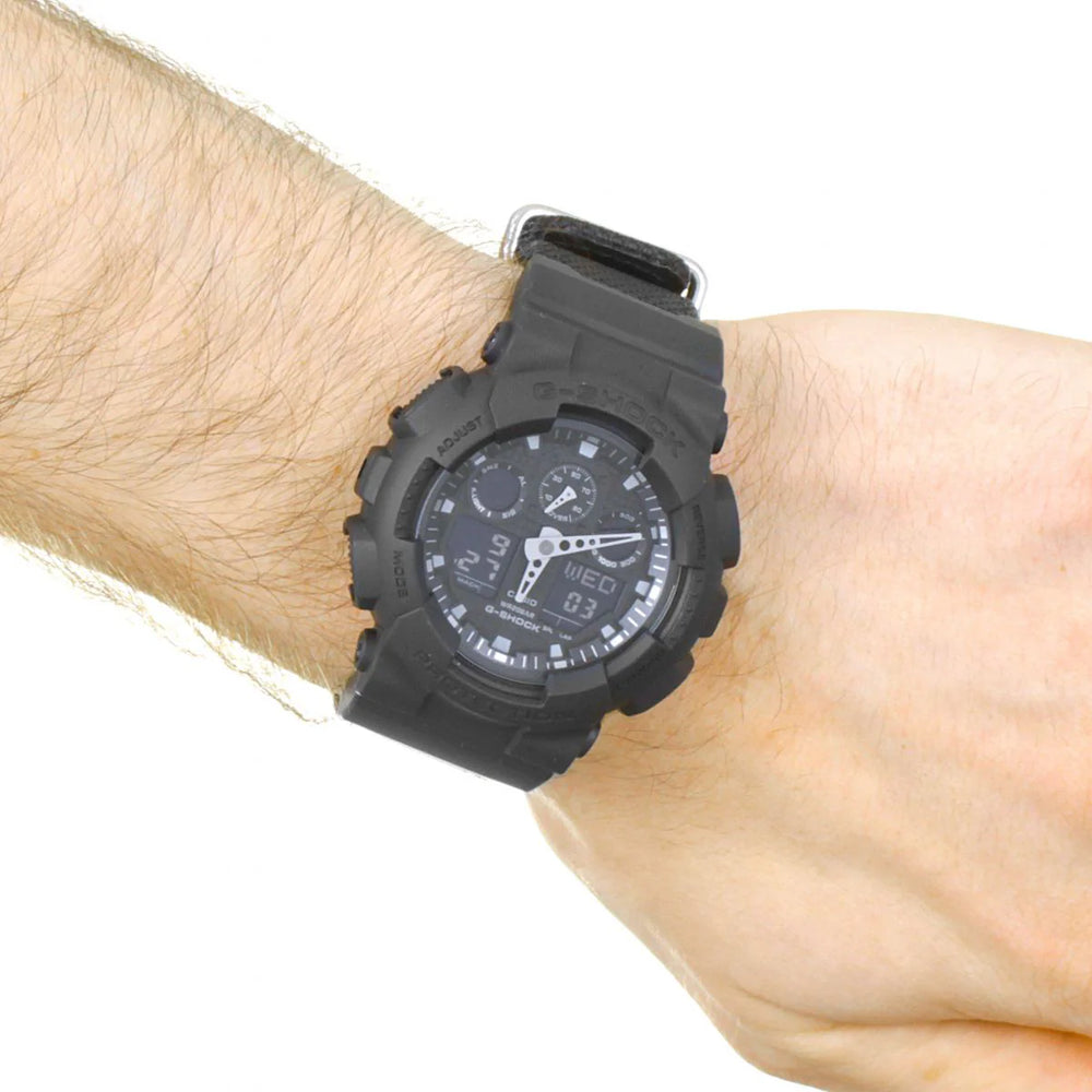 Casio G-Shock Ga100bbn-1a - Bold Adventurer Series Men's Watch With All-Black Design And Rugged Functionality by i-watch