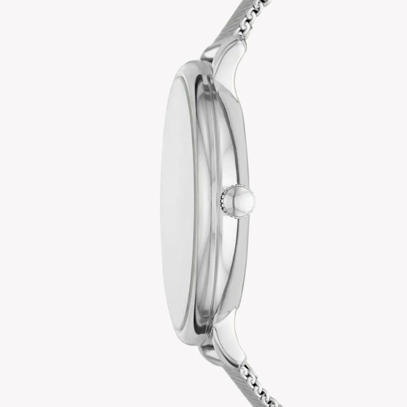 Fossil Women's Silver Mesh Watch, White Dial | Es5099 by i-watch