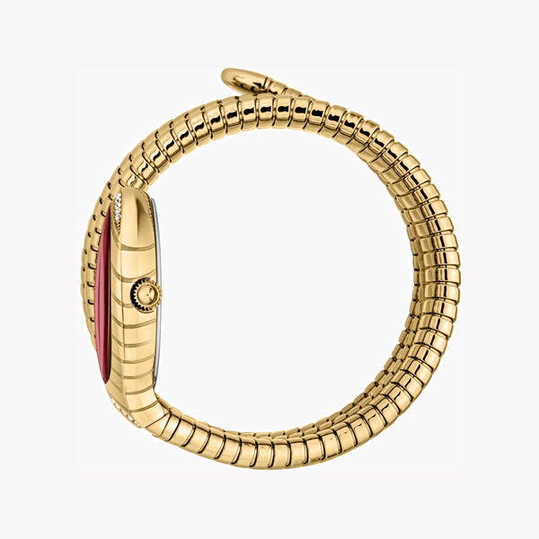 Just Cavalli Women's Gold Stainless Steel Watch, Red Dial | Jc1l248m0035 by i-watch