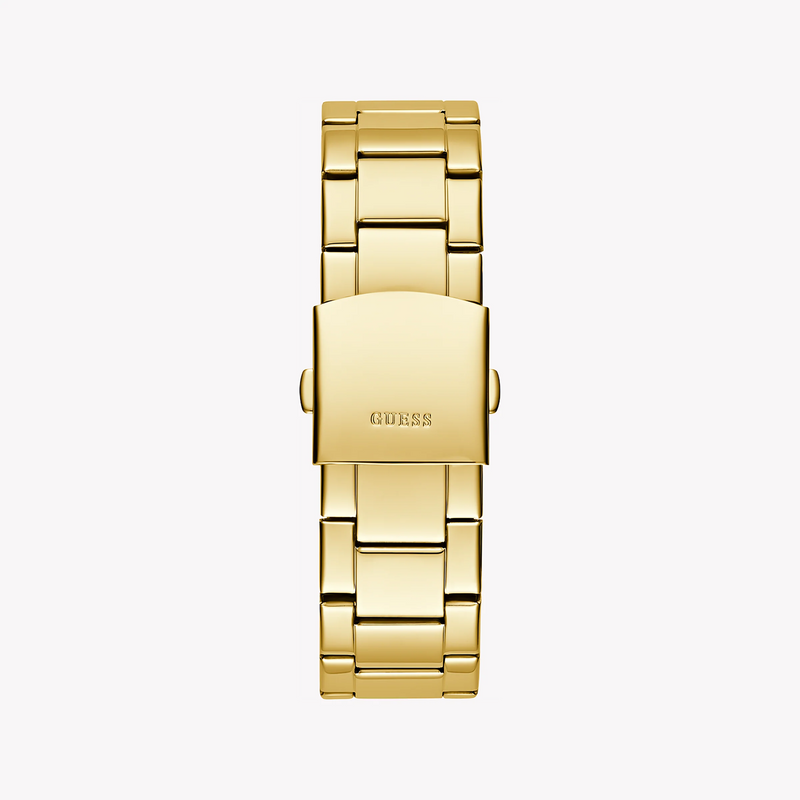 Guess Men's Gold Stainless Steel Watch, Black Dial | Gw0783g1 by i-watch