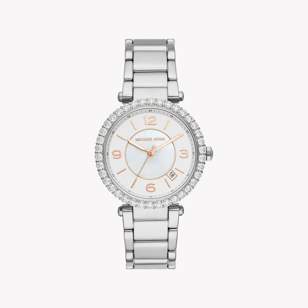 Michael Kors Women's Silver Stainless Steel Watch, White Dial | Mk4694 by i-watch