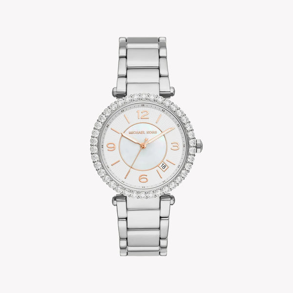 Michael Kors Women's Silver Stainless Steel Watch, White Dial | Mk4694 by i-watch