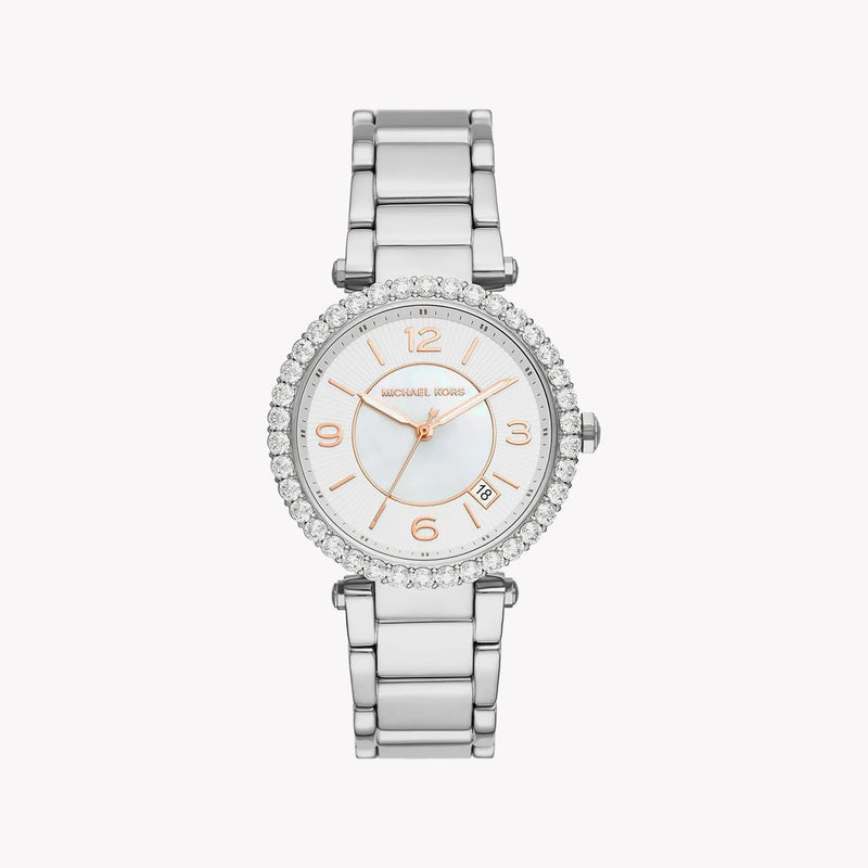 Michael Kors Women's Silver Stainless Steel Watch, White Dial | Mk4694 by i-watch