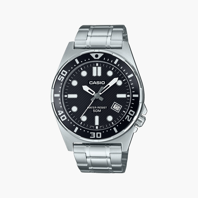 Casio DIVER 50m MTD-135D-1AVDF - Stylish Quartz Watch for Adventurers-i-Watch