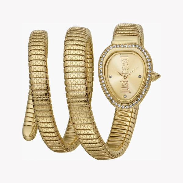 Just Cavalli Women's Gold Stainless Steel Watch, Champagne Dial | Jc1l163m0025 by i-watch