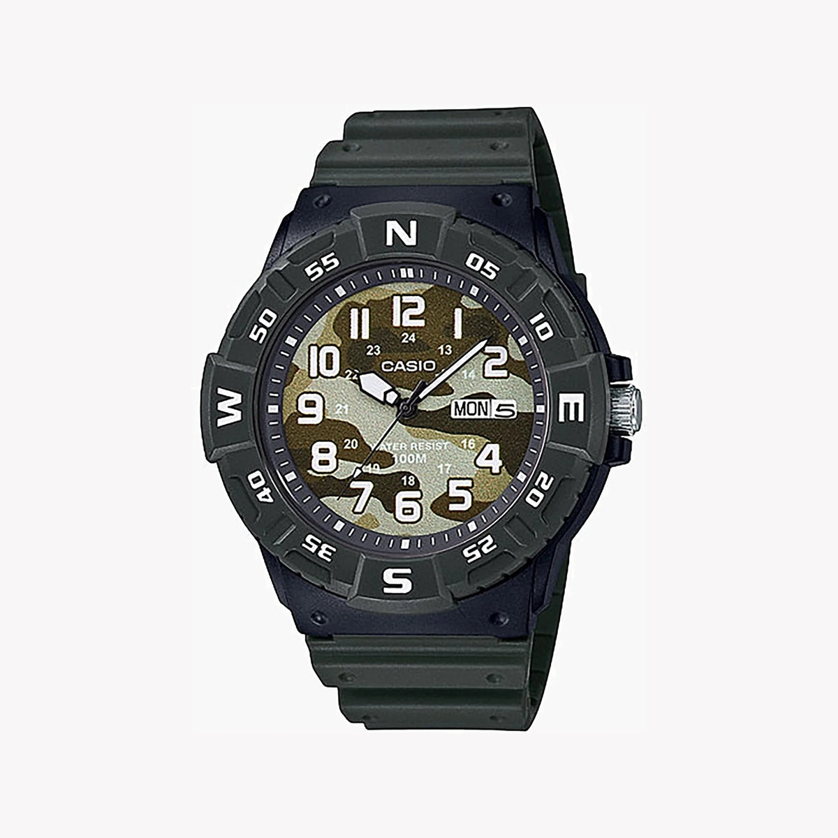 Casio Mrw-220hcm-3bvdf Adventure Ready - Sporty Black & Green Men's Watch by i-watch
