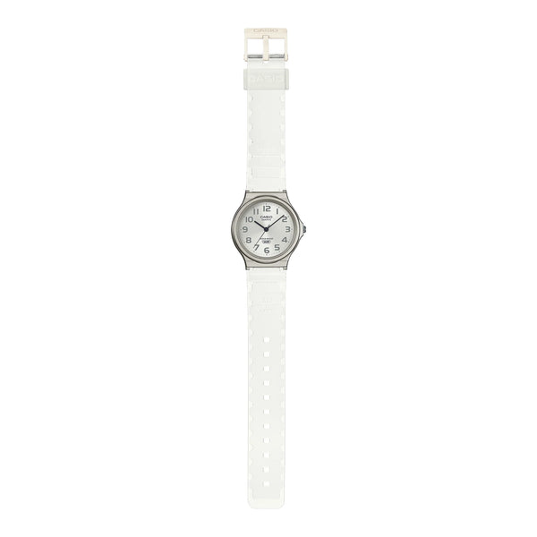 Casio Unisex White Resin Watch, White Dial | Mq-24s-7bdf by i-watch