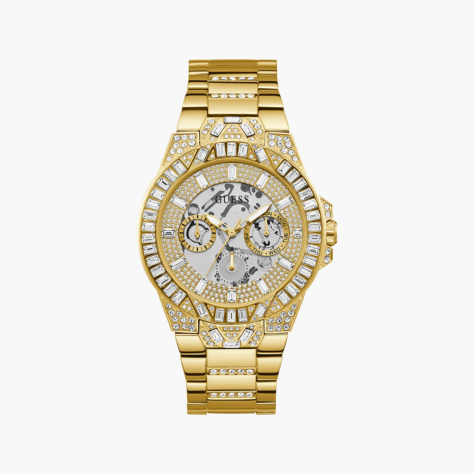 Guess Watches Men's Gold Stainless Steel, Gold Dial | Gw0516g2 by i-watch