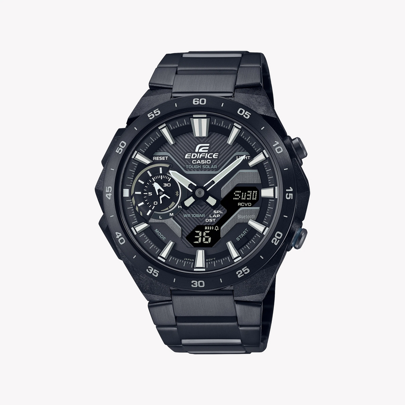 Edifice Men's Black Carbon Watch, Urethan Band | Ecb-2200dc-1aef by i-watch