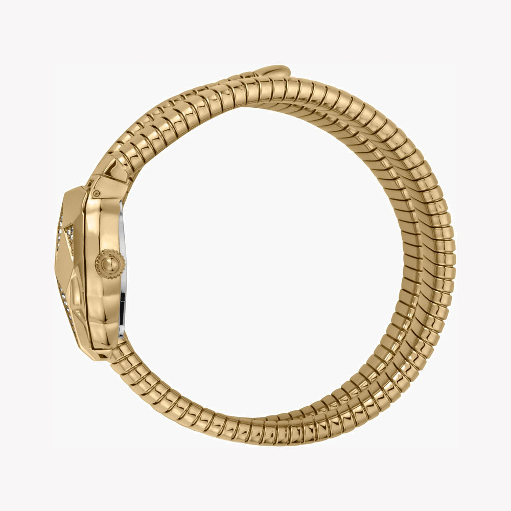 Just Cavalli Women's Gold Stainless Steel Watch, Champagne Dial | Jc1l073m0025 by i-watch
