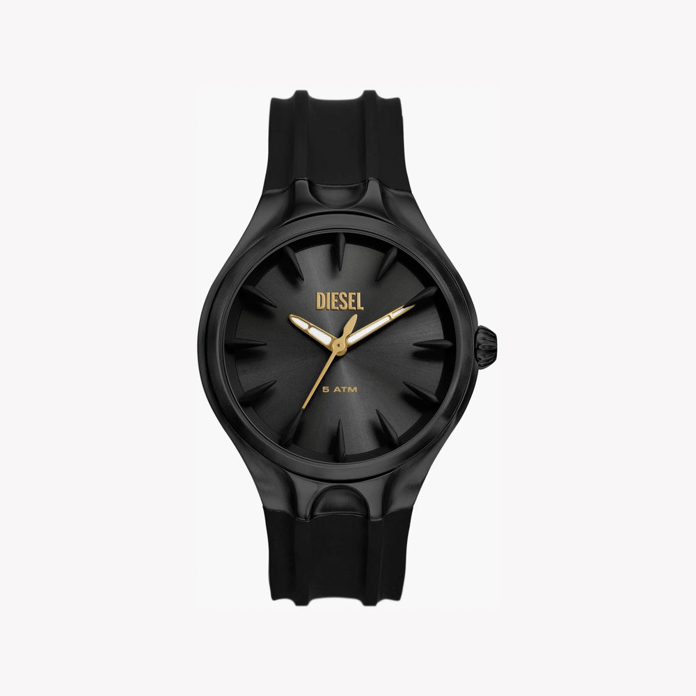 Diesel Men's Black Stainless Steel Watch, Black Dial | Dz2217 by i-watch