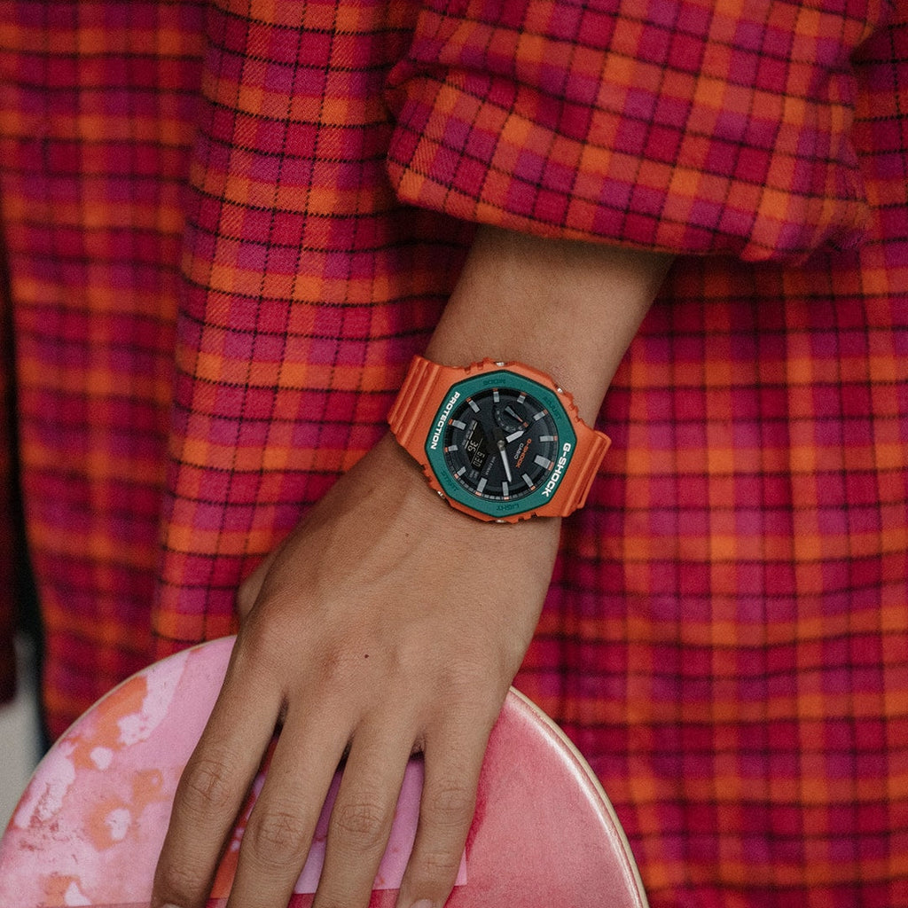 CASIO G-SHOCK GA-2110SC-4ADR - BOLD ORANGE ADVENTURE TIMEPIECE for Men-i-Watch-3
