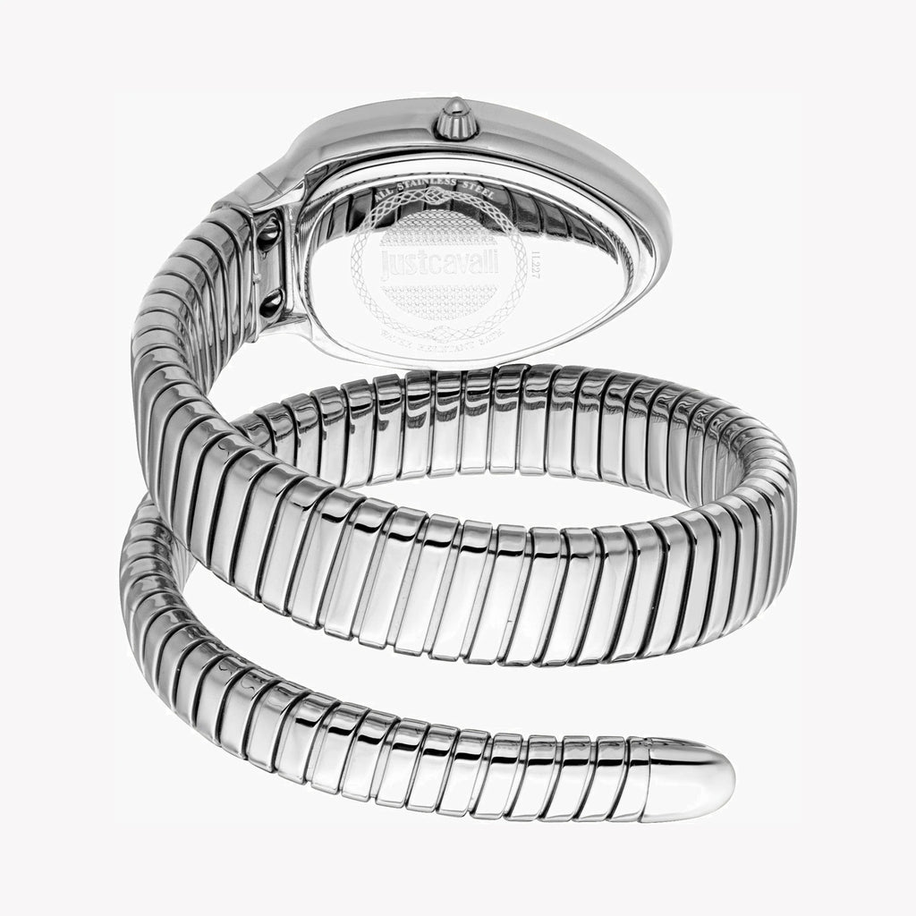JUST CAVALLI Women's Watch with Silver Stainless Steel Case and Silver Stainless Steel Band-i-Watch-3