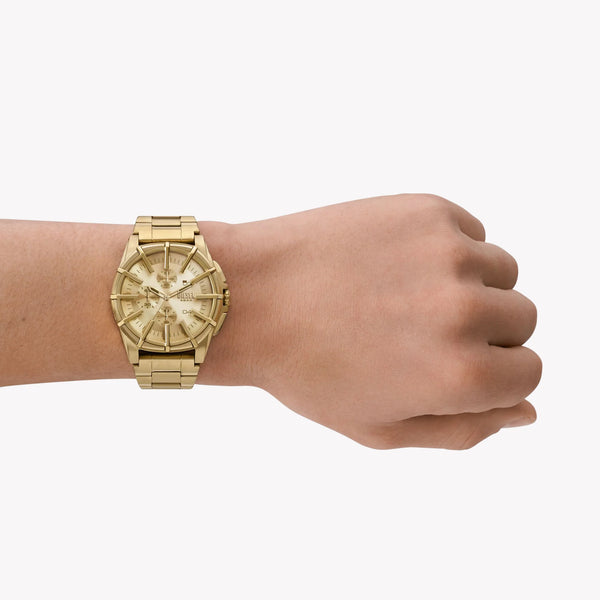 Diesel Men's Gold Stainless Steel Watch, Gold Dial | Dz4659 by i-watch