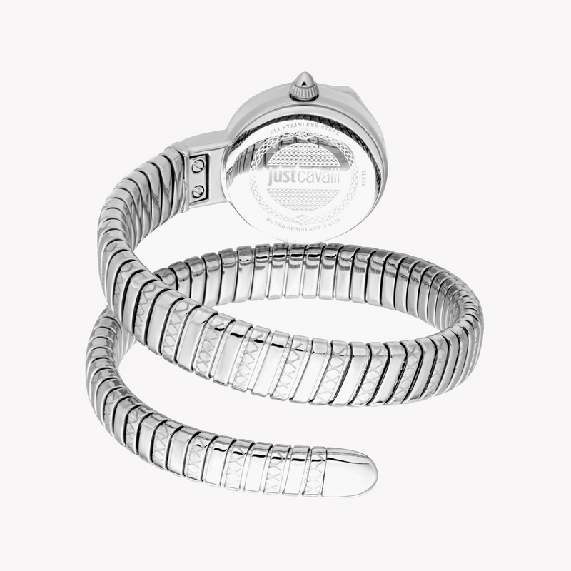 Just Cavalli Women's Silver Watch, Light Blue Dial | Jc1l301m0015 by i-watch