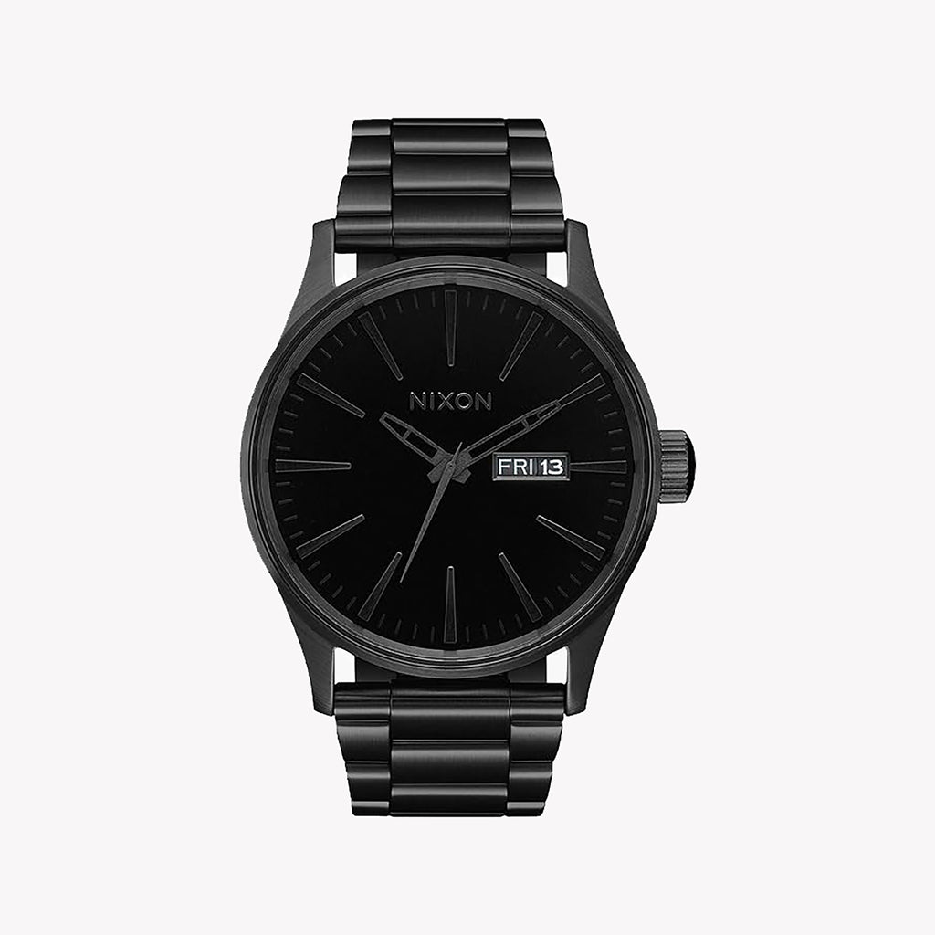 NIXON A356-1147 BOLD SOPHISTICATION - MEN'S BLACK STAINLESS STEEL WATCH