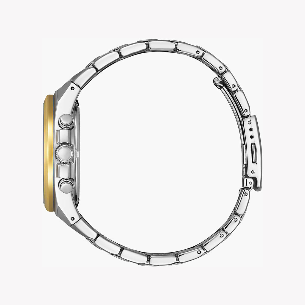 CITIZEN AN8176-52L ELEGANCE CHRONOGRAPH - MEN'S STAINLESS STEEL TIMEPIECE WITH BLUE DIAL-i-Watch-3