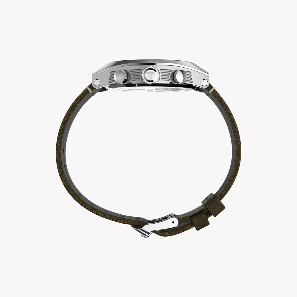 TIMEX MEN'S LEGACY TONNEAU SST - VINTAGE-INSPIRED STYLISH CHRONOGRAPH WITH BROWN LEATHER STRAP-i-Watch-5