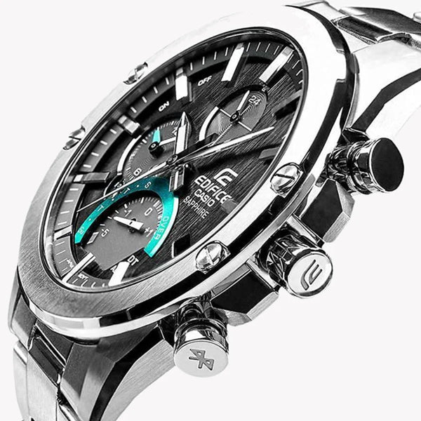 Casio Edifice Eqb-1000d-1adr - Rugged Elegance Men's Smart Watch With Bluetooth And Water Resistance by i-watch