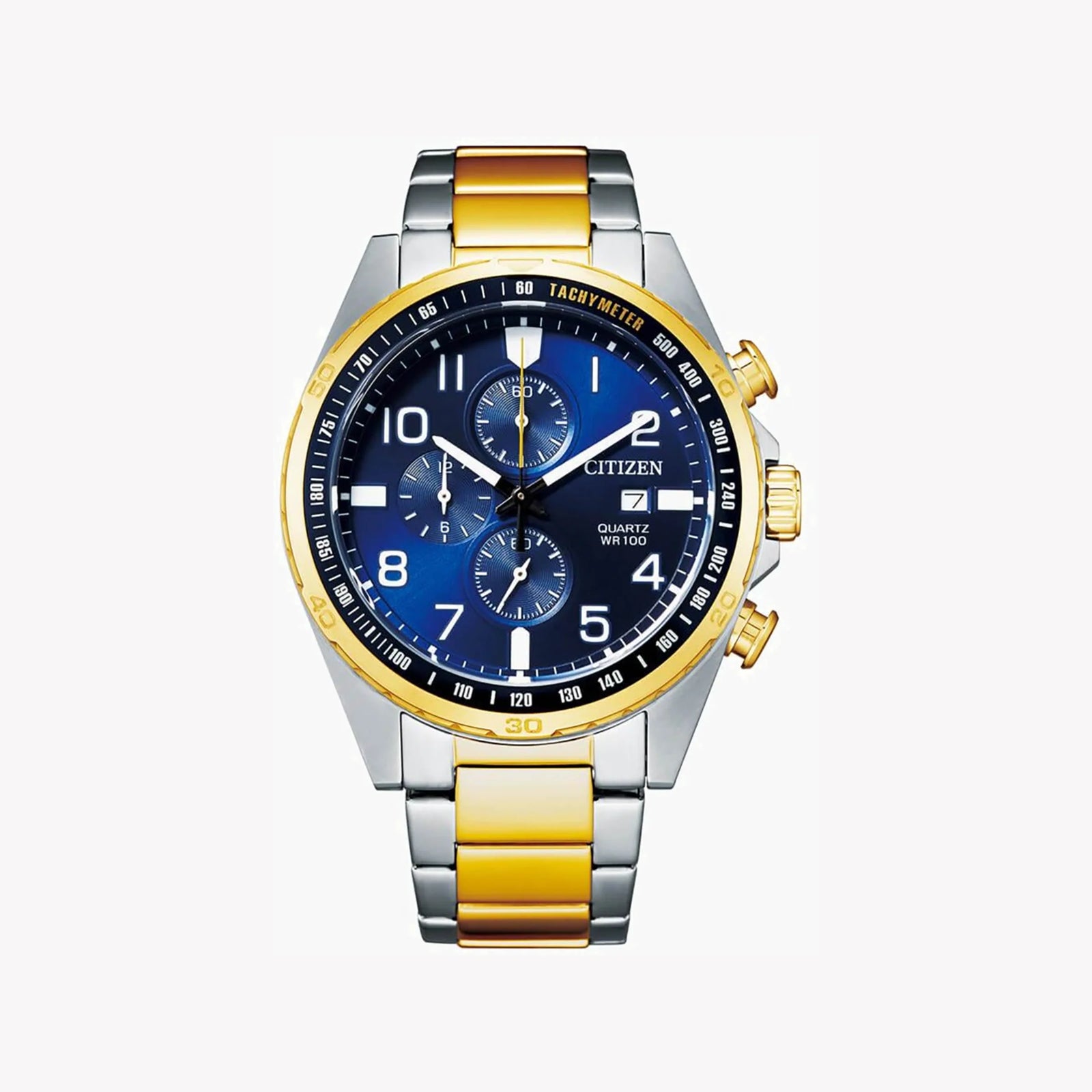Citizen An3654-50l Dynamic Chronograph - Stylish Gold & Silver Timepiece For Men by i-watch
