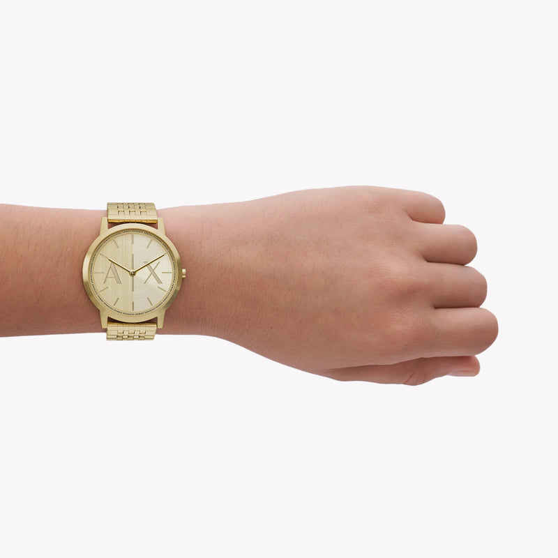 Armani Exchange Men's Gold Stainless Steel Watch | Ax2871 by i-watch