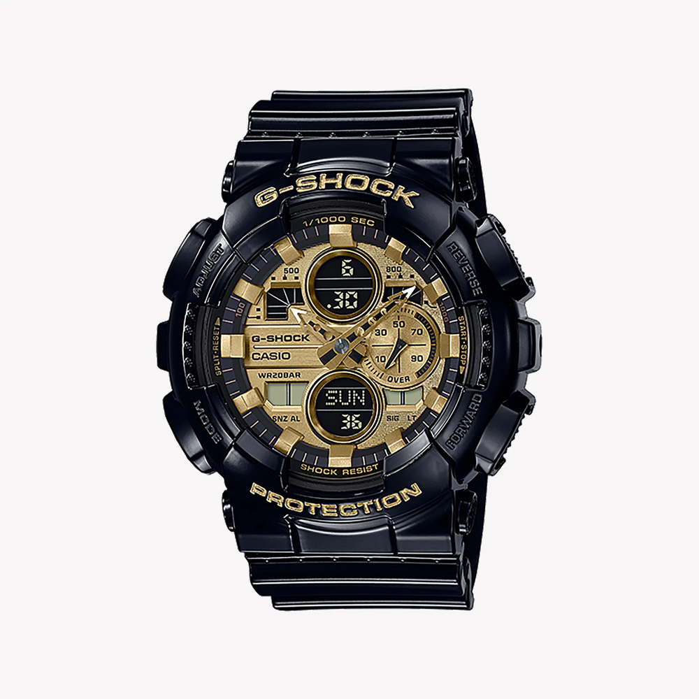 G-Shock Men's Black Resin Watch, Digital Dial | Ga-140gb-1a1dr by i-watch