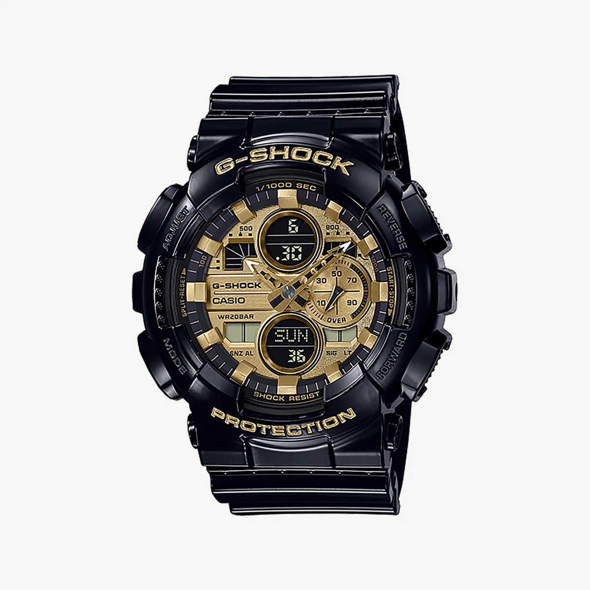 G-Shock Men's Black Resin Watch, Digital Dial | Ga-140gb-1a1dr by i-watch