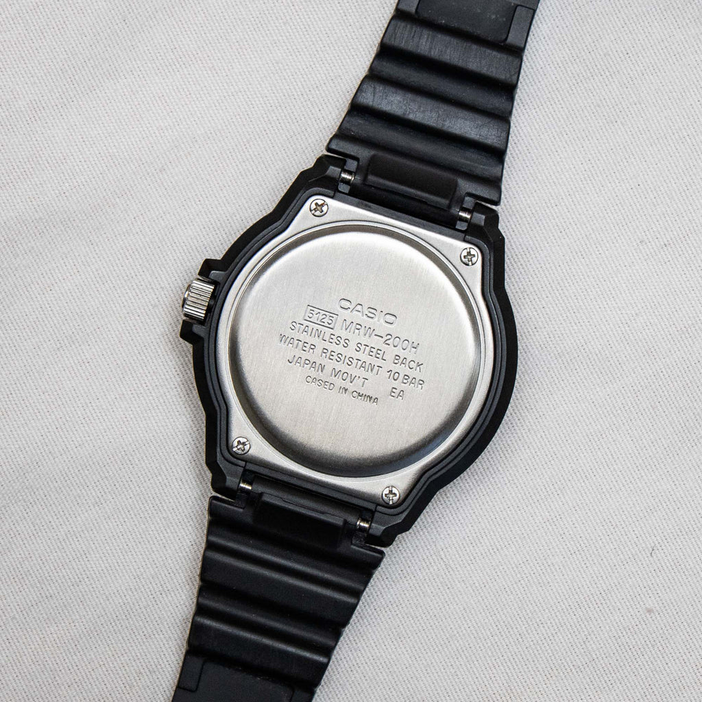 CASIO MRW-200H-1BV BOLD ADVENTURER - MEN'S RUGGED SPORT WATCH WITH BLACK DIAL AND RESIN BAND-i-Watch-4