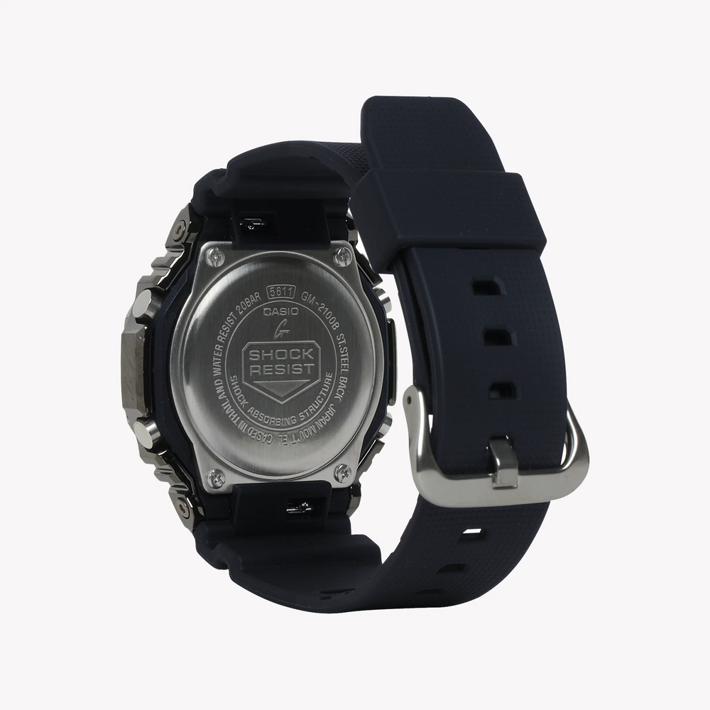 G-Shock Men's Gray Resin, Red Dial | Gm-2100b-4adr by i-watch