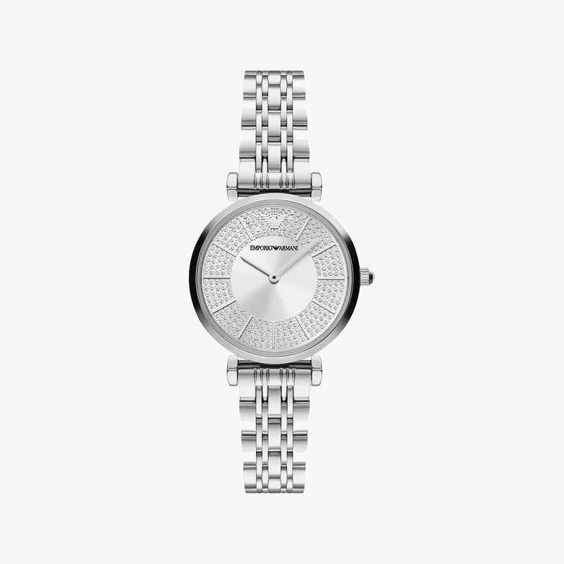 Emporio Armani Women's Silver Stainless Steel Watch, Silver Dial | Ar11445 by i-watch