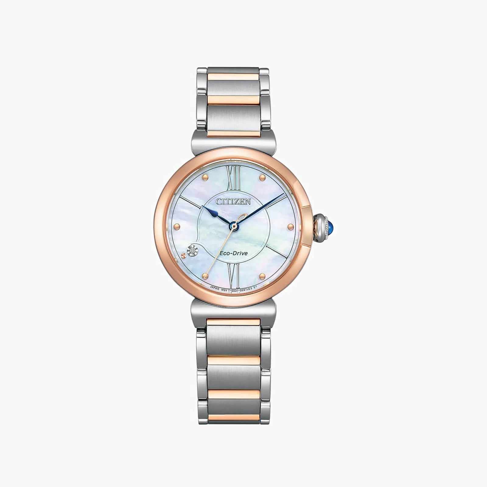 Citizen Em1074-82d - Radiant Rose Gold & Multicolor Dial Women's Watch by i-watch