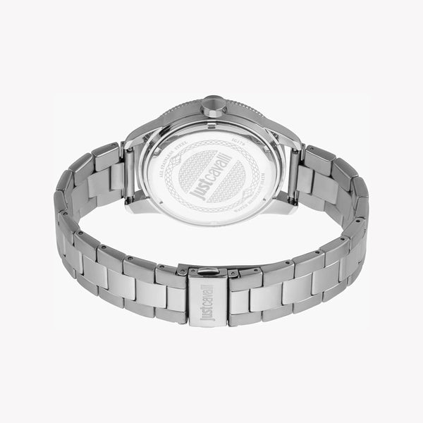 Just Cavalli Men's Silver Watch, Blue Dial | Jc1g179m0075 by i-watch
