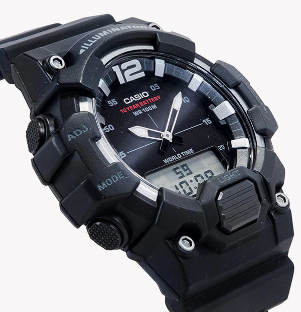 CASIO HDC-700-1AV ADVENTURE SERIES - SPORTY & FUNCTIONAL MEN'S WATCH with Carbon Dial & LED Light-i-Watch-4
