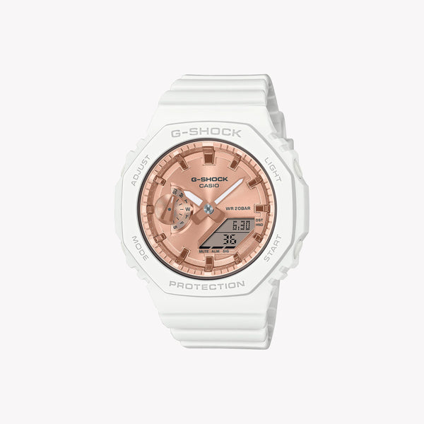 Casio Unisex Carbon & Resin Watch, White | Gma-S2100md-7aer by i-watch