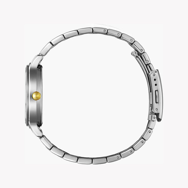 Citizen Women's Silver & Gold Watch, White Dial | Ed8184-51a by i-watch
