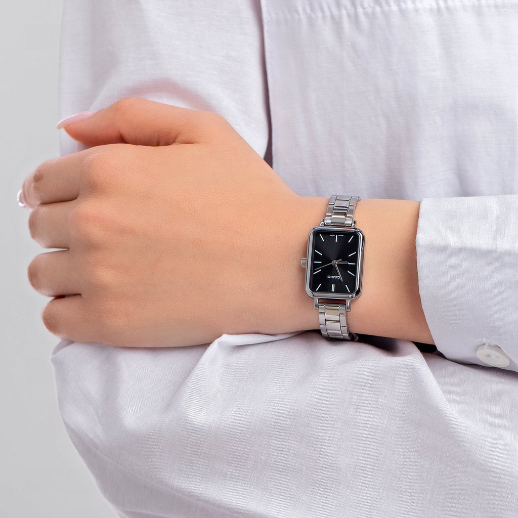 CASIO Women's Watch with Silver Stainless Steel Case and Silver Stainless Steel Band-i-Watch-6