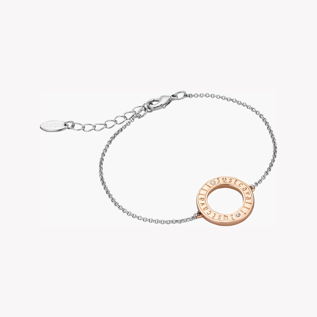 JUST CAVALLI Women's Watch with Silver Stainless Steel Case and Black Leather Band-i-Watch-5