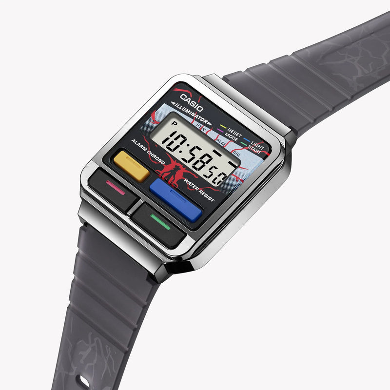 Casio Unisex Silver Resin Watch, Digital Display | A120west-1adr by i-watch