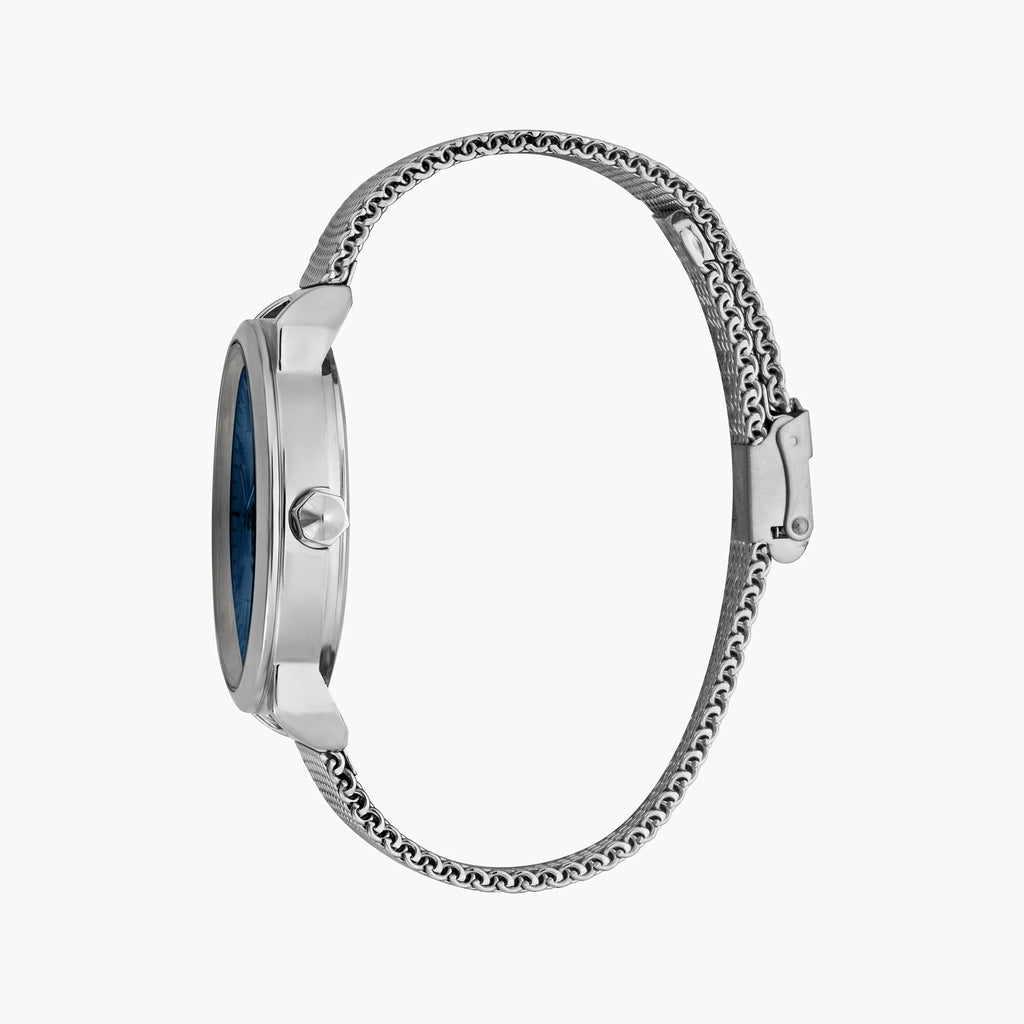 JUST CAVALLI JC1G141M0065 ELEGANT BLUE DIAL MEN'S WATCH - TIMELESS SILVER STAINLESS STEEL-i-Watch-2